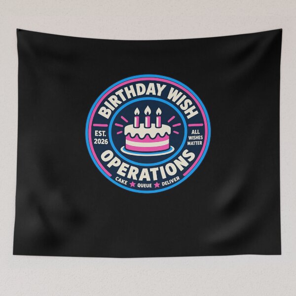 Item preview, Birthday Wish Operations Cake Badge designed and sold by elderberry.