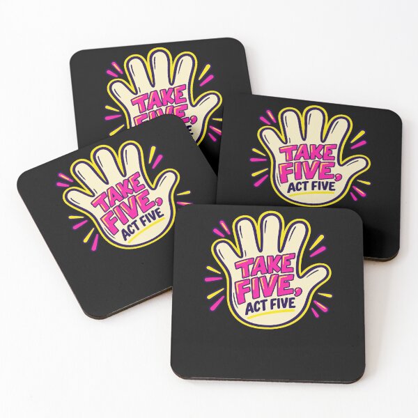 Item preview, Funny Take Five Act Five Hand Gesture Comic Teacher Student Art designed and sold by elderberry.