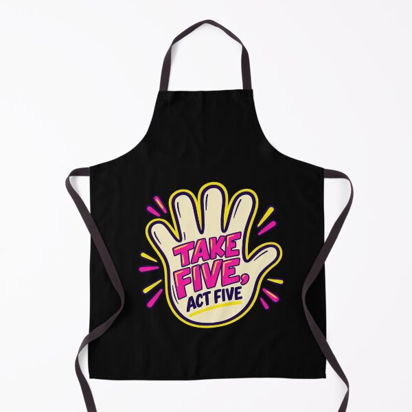 Item preview, Funny Take Five Act Five Hand Gesture Comic Teacher Student Art designed and sold by elderberry.