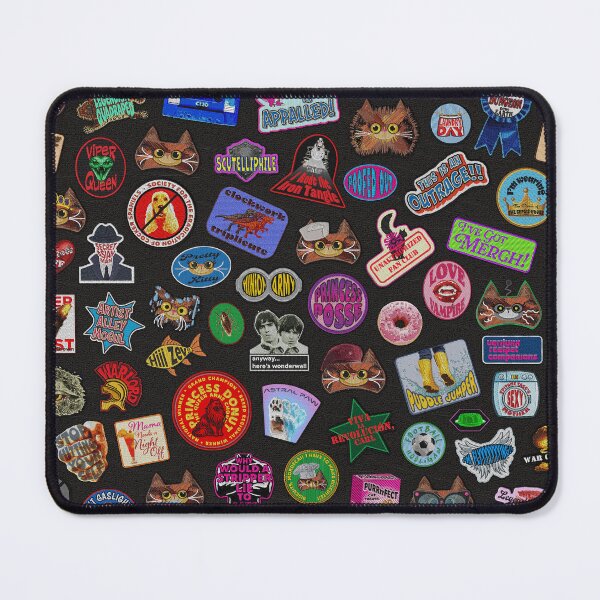 Item preview, Princess Donut Patch Jacket - Leather - Black designed and sold by QuiltPaperScissors.