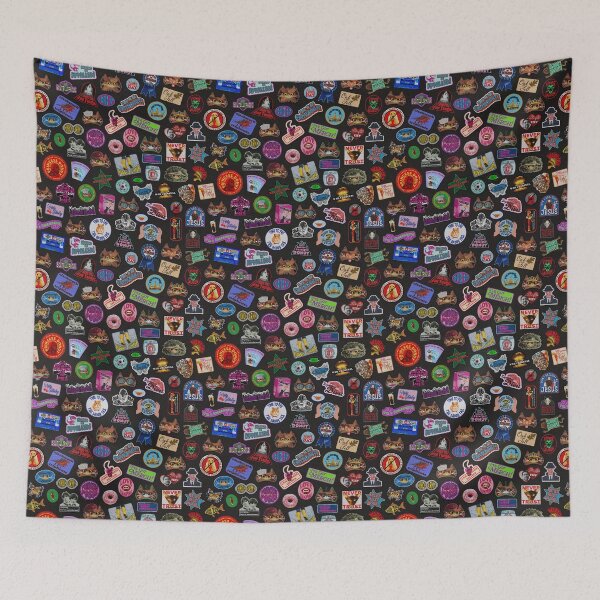 Item preview, Princess Donut Patch Jacket - Leather - Black designed and sold by QuiltPaperScissors.