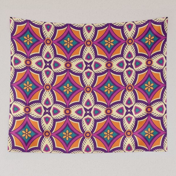 Item preview, Abstract Boho Folk Art  designed and sold by Dancingrabbit Studio.