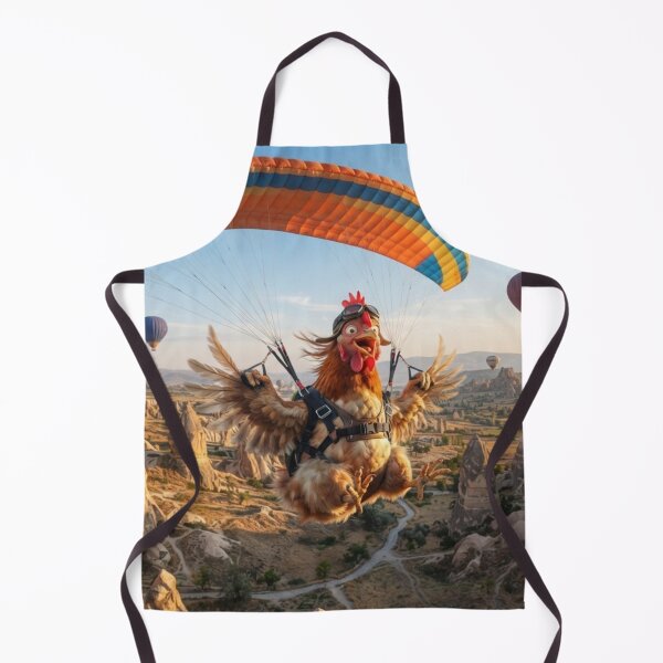 Item preview, Paragliding Chicken in Cappadocia Funny Art designed and sold by AfresStudio.