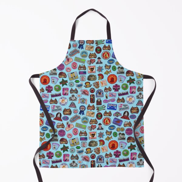 Item preview, Princess Donut Patch Jacket - Leather - Blue designed and sold by QuiltPaperScissors.