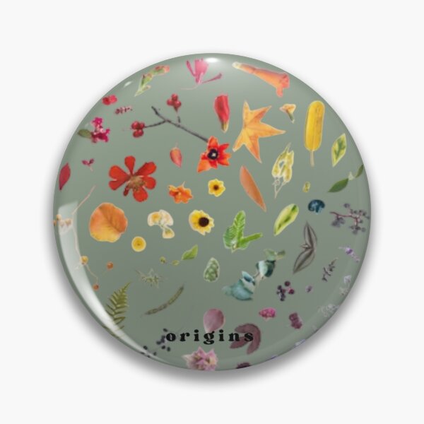 Item preview, Cottagecore Pressed Flower Circle – Botanical Wildflower Line Art Illustration designed and sold by ORIGINS LINES.
