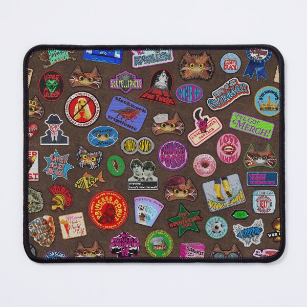 Item preview, Princess Donut Patch Jacket - Leather - Brown designed and sold by QuiltPaperScissors.