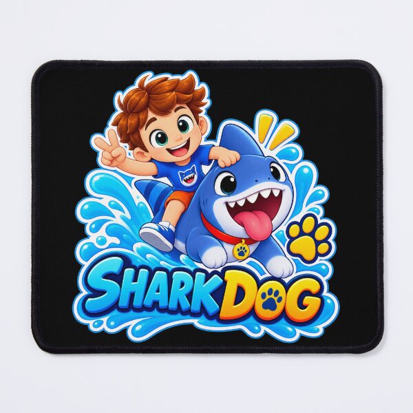 Item preview, The Sharkdog Cute Cartoon Sticker – Perfect Gift for Kids and Sharkdog Fans designed and sold by raspeed.