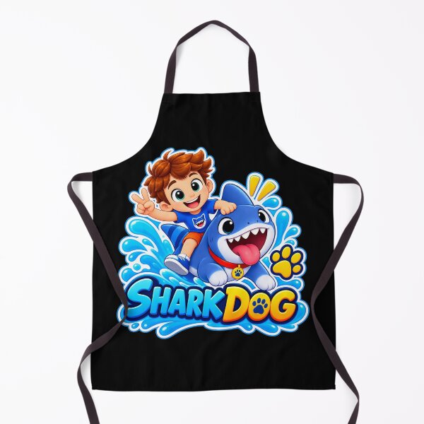 Item preview, The Sharkdog Cute Cartoon Sticker – Perfect Gift for Kids and Sharkdog Fans designed and sold by raspeed.