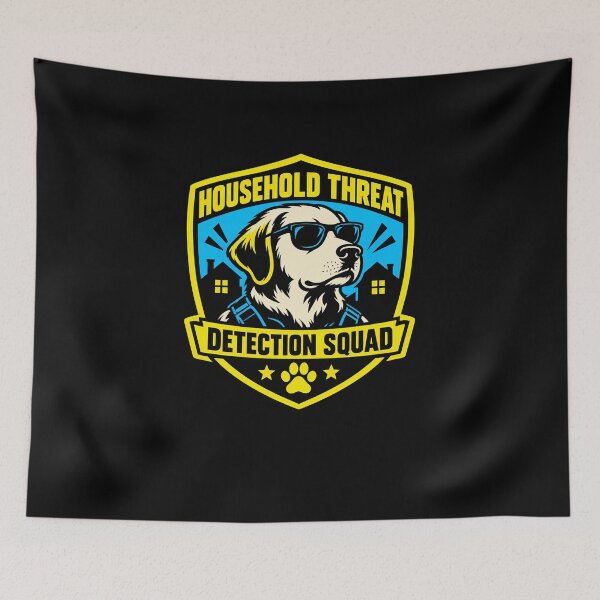 Item preview, Household Threat Detection Squad Watchdog Emblem designed and sold by elderberry.