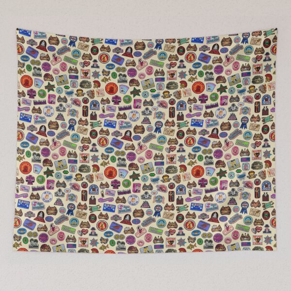 Item preview, Princess Donut Patch Jacket - Leather - Cream designed and sold by QuiltPaperScissors.
