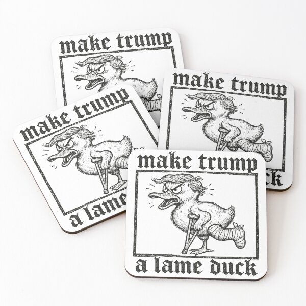 Item preview, Make Trump a Lame Duck funny graphic designed and sold by LaVacheDesign.