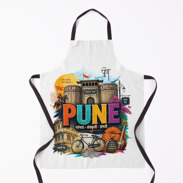 Item preview,  Pune India T-Shirt | Pune City Shirt | Pune Maharashtra Travel Gift | Indian City Graphic Tee | Pune Souvenir Apparel ver2 designed and sold by mndesignworx.