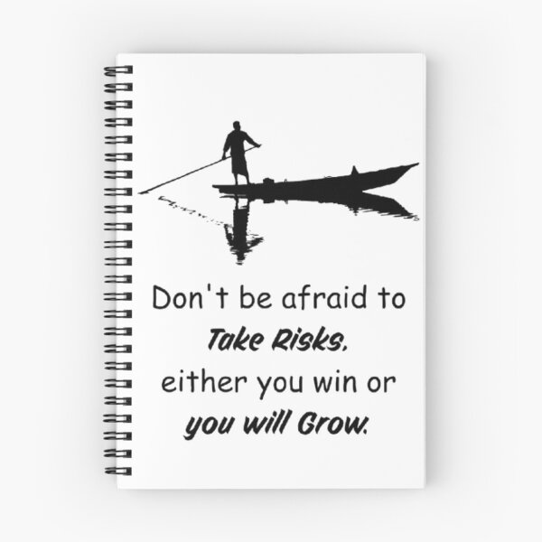 Item preview, Don't be afraid to take risks either you win or you will grow. designed and sold by TypeMuse.