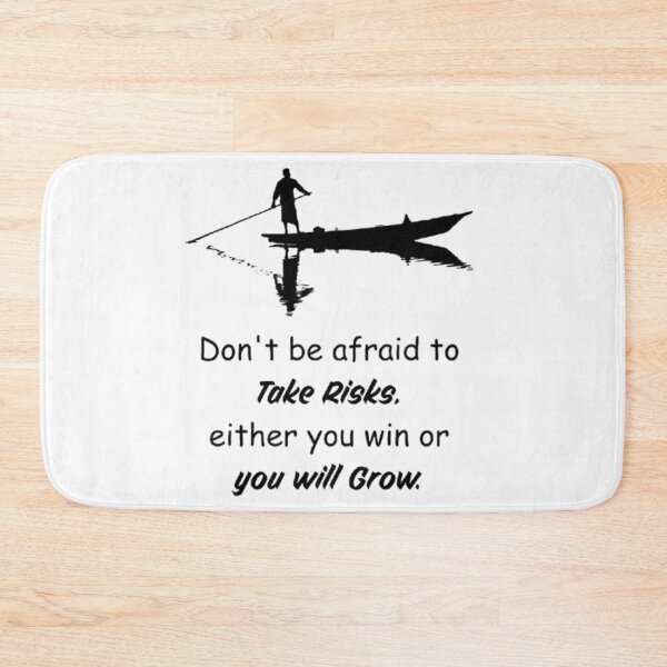Item preview, Don't be afraid to take risks either you win or you will grow. designed and sold by TypeMuse.