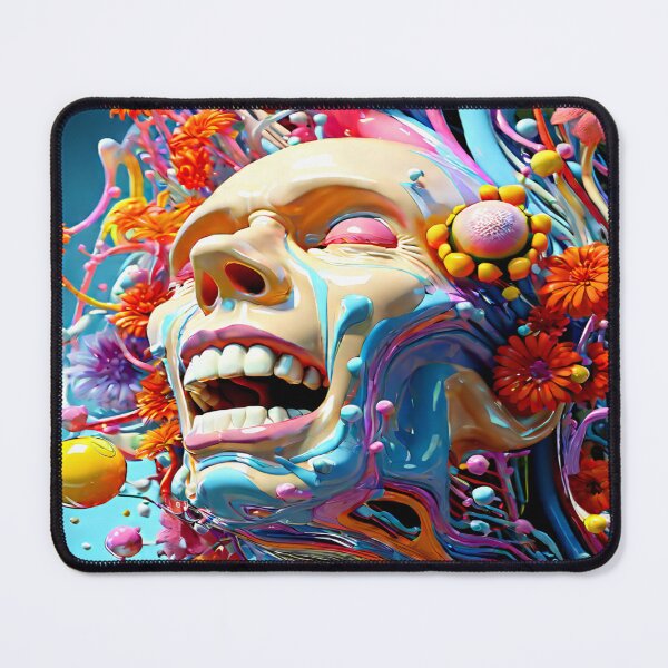Item preview, Biomechanical man - Surreal Psychedelic Gothic Art designed and sold by DigiArt8Design.