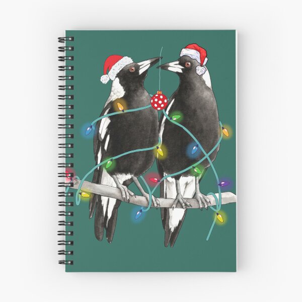 Item preview, Extra Festive Magpie, Xmas magpie - Australian Christmas Gift Men Woman kids designed and sold by Amelia ART G.