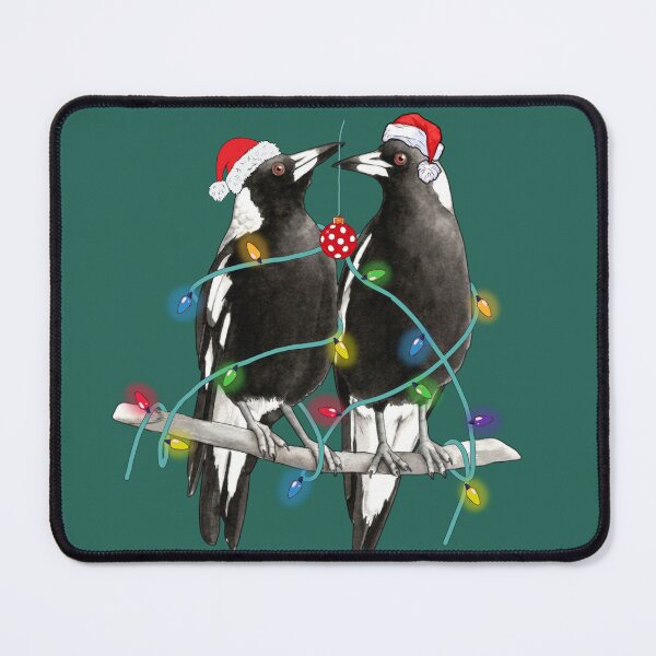 Item preview, Extra Festive Magpie, Xmas magpie - Australian Christmas Gift Men Woman kids designed and sold by Amelia ART G.
