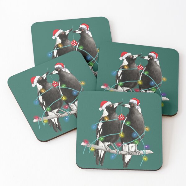 Item preview, Extra Festive Magpie, Xmas magpie - Australian Christmas Gift Men Woman kids designed and sold by Amelia ART G.