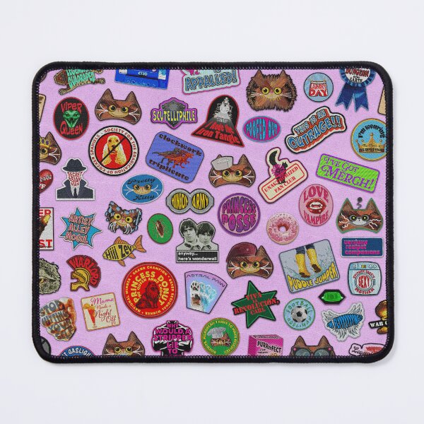 Item preview, Princess Donut Patch Jacket - Leather - Purple designed and sold by QuiltPaperScissors.