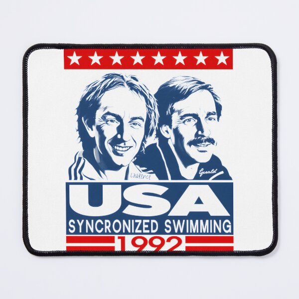 Item preview, Artistic Synchronized Swimming Duo Aquatic Performance Retro Vintage Style Sport Aesthetic | ⭐⭐⭐⭐⭐ Best Seller designed and sold by MordecaiBot.