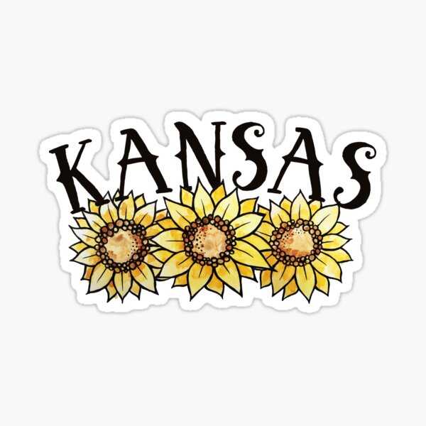Kansas Sunflowers Sticker