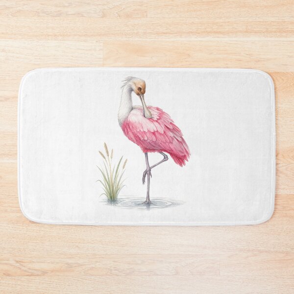 Item preview, Roseate Spoonbill of the wetland designed and sold by projectsophie.