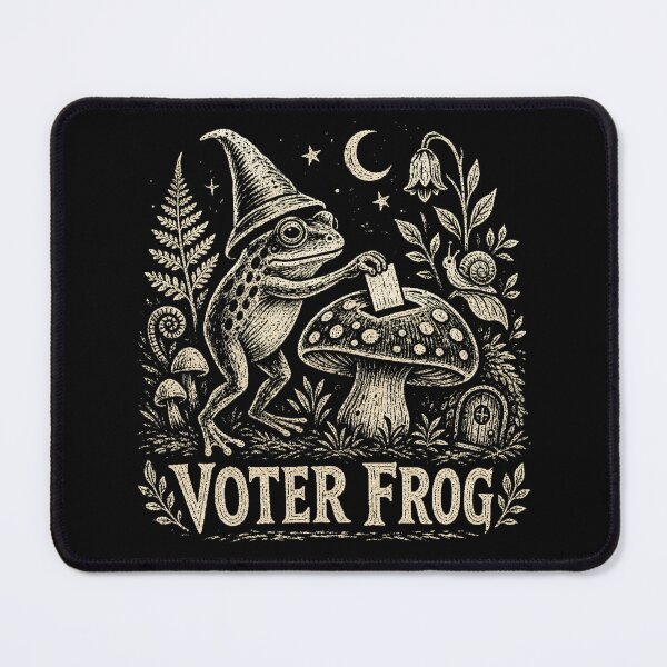 Item preview, Voter Fraud Frog Whimsy Funny Design designed and sold by LaVacheDesign.