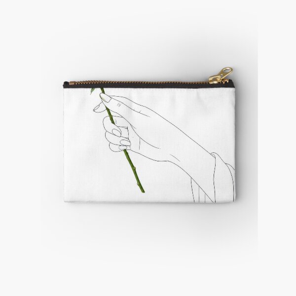 Item preview,  Hand Holding a Pink Rose Line Art designed and sold by Maria Dryfhout.
