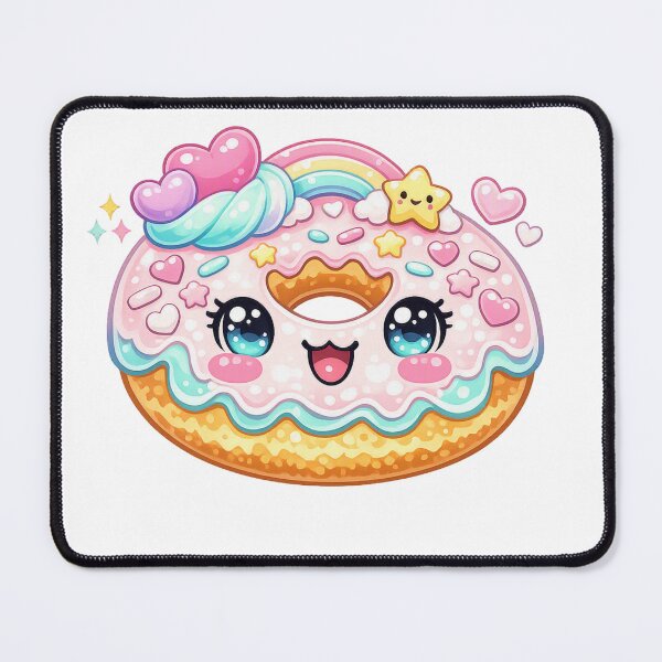 Item preview, Kawaii Rainbow Donut designed and sold by Sommium .