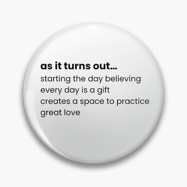 Item preview, starting the day believing every day is a gift designed and sold by 2wholehearted.