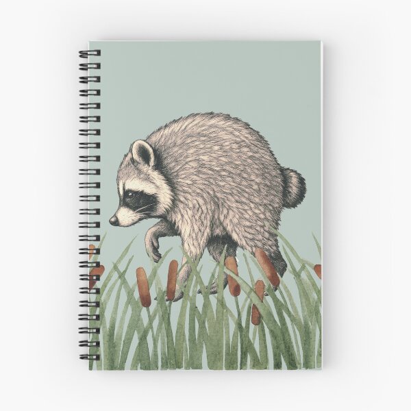 Item preview, Jimothy the raccoon in marsh grass designed and sold by 247DesignStudio.