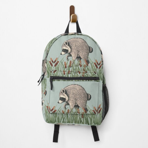 Item preview, Jimothy the raccoon in marsh grass designed and sold by 247DesignStudio.