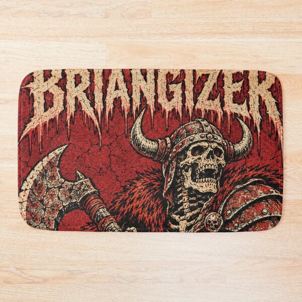 Item preview, BRIANGIZER Retro Red Comic Horror Heavy Metal Motif designed and sold by Briangizer.