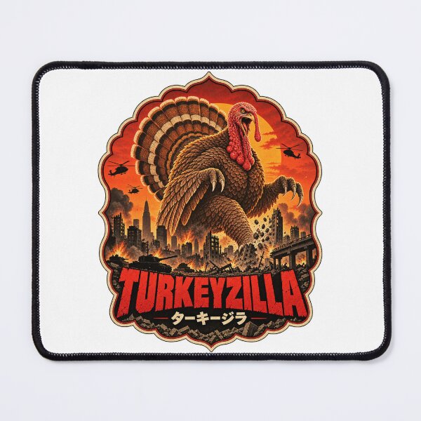 Item preview, Turkeyzilla – Giant Funny Monster Turkey Kaiju Thanksgiving designed and sold by WolfmanProphecy.