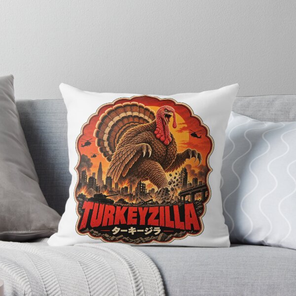 Item preview, Turkeyzilla – Giant Funny Monster Turkey Kaiju Thanksgiving designed and sold by WolfmanProphecy.