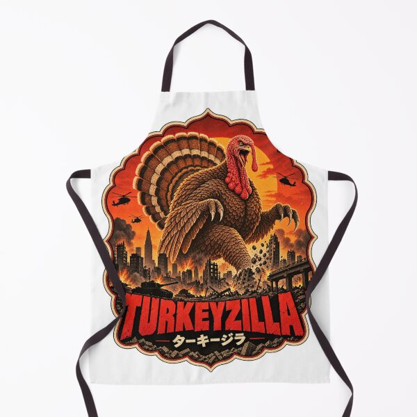Item preview, Turkeyzilla – Giant Funny Monster Turkey Kaiju Thanksgiving designed and sold by WolfmanProphecy.