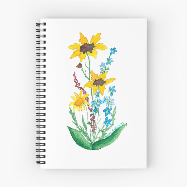 Item preview, Bouquet of Coreopsis & Forget-Me-Nots designed and sold by Shira Fleming.