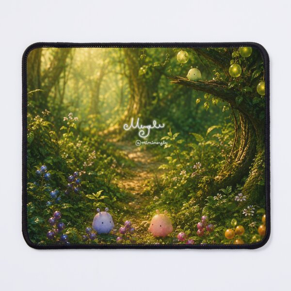 Item preview, Little Fruit Spirits Among Enchanted Berries in Mergle Forest designed and sold by Minimergle.