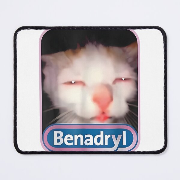 Item preview, Funny Allergy Cat Meme Art - Hilarious Sleepy Cat Graphic For Cat Mom Cat Dad And Feline Lovers | Limited Edition designed and sold by satawis.