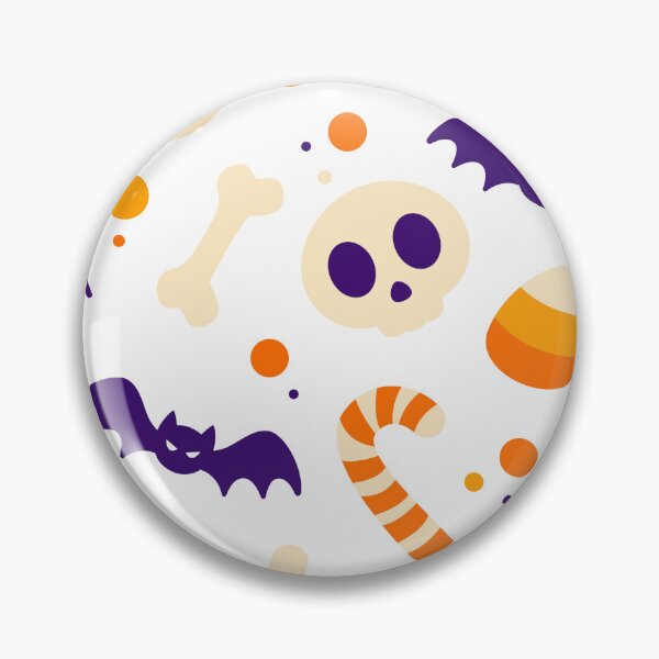 Item preview, White Cute Halloween Spooky Pattern designed and sold by Lailaynta.