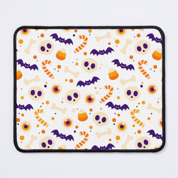 Item preview, White Cute Halloween Spooky Pattern designed and sold by Lailaynta.