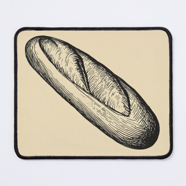 Item preview, France Baguette Print – Bread Is A Lifestyle, Funny Travel Pun Design designed and sold by MarkedArtPrints.