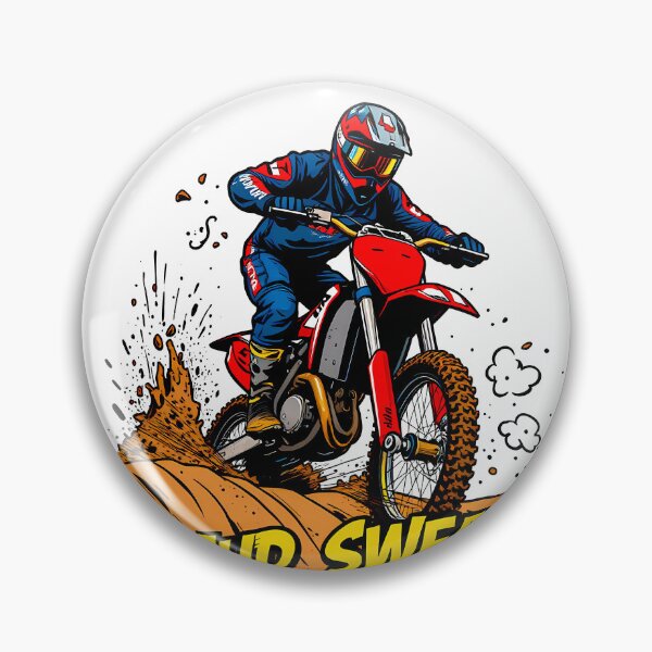 Item preview, Extreme Offroad Motocross Rider Pop Art Comic Style Graphic designed and sold by RevUpDesign.