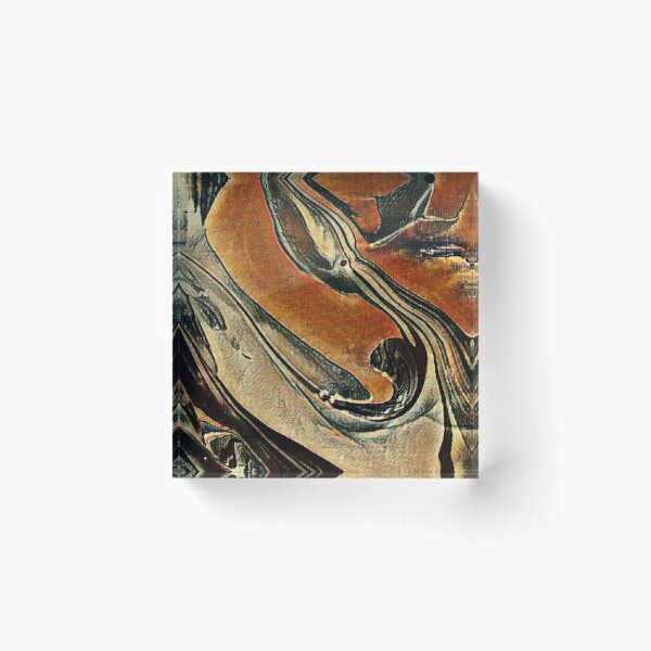 Item preview, Ember Flow – Fiery Orange Abstract Organic Composition designed and sold by Absractshop4942.