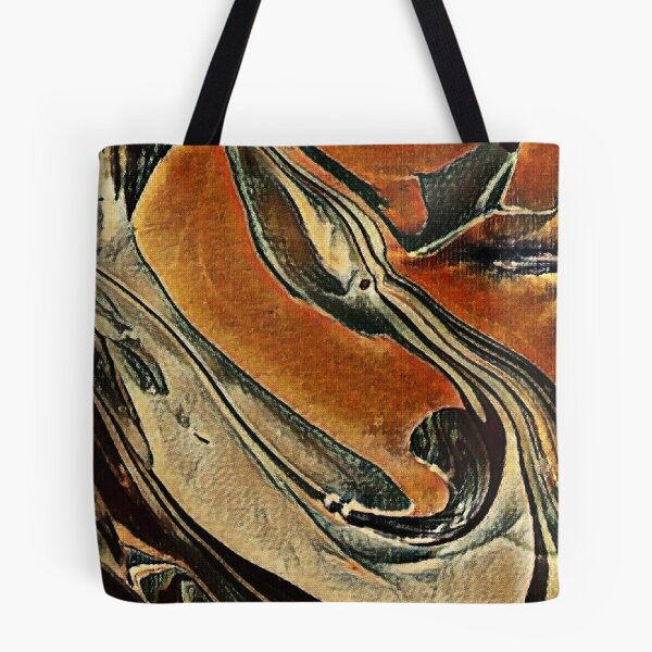 Item preview, Ember Flow – Fiery Orange Abstract Organic Composition designed and sold by Absractshop4942.