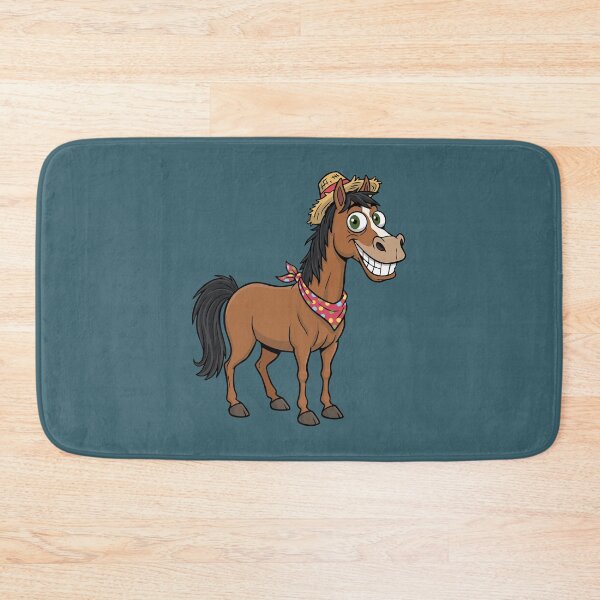 Item preview, A cartoon drawing of an Abyssinian horse designed and sold by Cheval-de-coeur.
