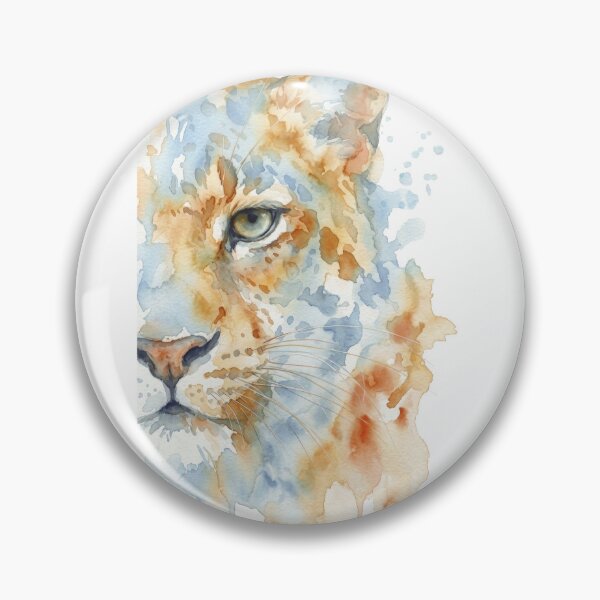 Item preview, Leopard, Amber and Steel Blue designed and sold by caracatita75.