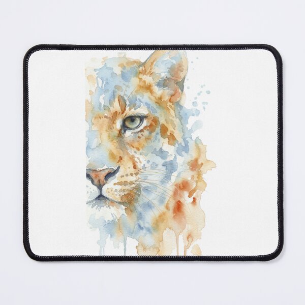 Item preview, Leopard, Amber and Steel Blue designed and sold by caracatita75.