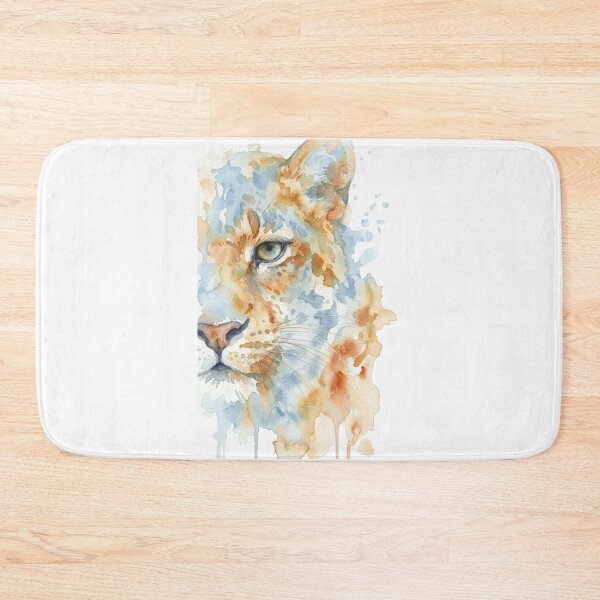 Item preview, Leopard, Amber and Steel Blue designed and sold by caracatita75.