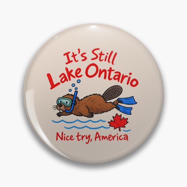 Item preview, Canadian Beaver Defends Lake Ontario v2 designed and sold by BrooklynRhodes.
